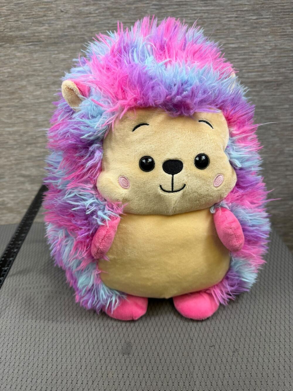 Peek-a-boo Toys Hedgy the Hedgehog Plush Pink Purple Blue